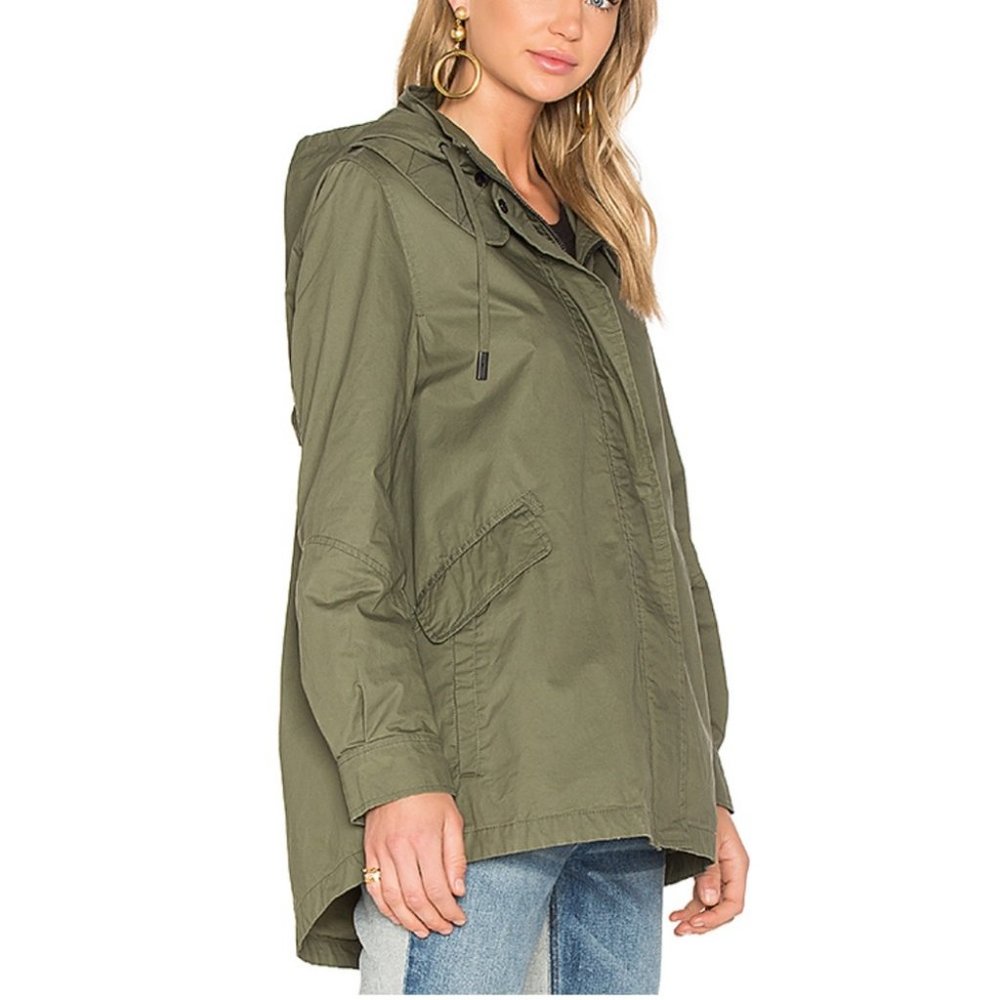 REVOLVE 10 Crosby Derek Lam Army Green Rain Jacket